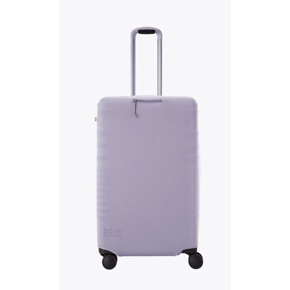 BEIS NWT The Large Check-In Luggage Cover in Lavender Purple - Picture 1 of 4